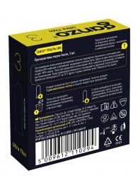 Ультратонкие презервативы Ganzo Ultra thin - 3 шт. - Ganzo - купить с доставкой в Воронеже