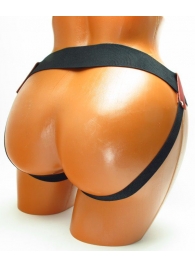 Трусики для маленькой насадки из красной кожи - БДСМ Арсенал - купить с доставкой в Воронеже