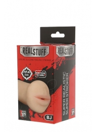 Нежный мастурбатор-ротик REALSTUFF 5INCH MASTURBATOR BJ - Dream Toys - в Воронеже купить с доставкой
