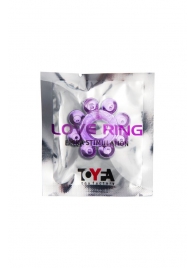 Мягкая фиолетовая гелевая насадка - Toyfa Basic - в Воронеже купить с доставкой