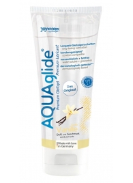 Смазка на водной основе AQUAglide с ароматом ванили - 100 мл. - Joy Division - купить с доставкой в Воронеже