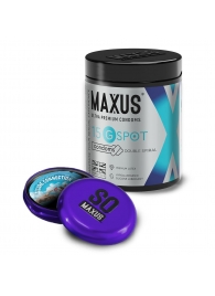 Гладкие презервативы Maxus G spot с двойной спиралью - 15 шт. - Maxus - купить с доставкой в Воронеже