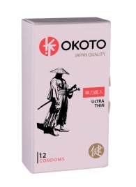 Тонкие презервативы OKOTO Ultra Thin - 12 шт. - Sitabella - купить с доставкой в Воронеже