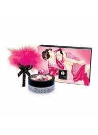 Массажная пудра с ароматом малины Raspberry Feeling - Shunga - купить с доставкой в Воронеже