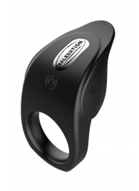 Черное эрекционное виброкольцо Vibro Lust Ring - MALESATION - в Воронеже купить с доставкой
