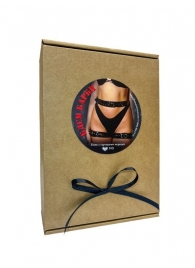 Черный пояс с гартерами «БДСМ Барби» - БДСМ Арсенал - купить с доставкой в Воронеже