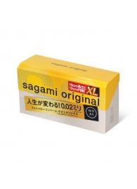 Презервативы увеличенного размера Sagami Original 0.02 XL-size - 12 шт. - Sagami - купить с доставкой в Воронеже