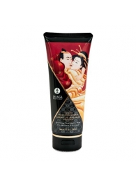 Массажный крем для тела с ароматом клубники и шампанского Sparkling Strawberry Wine - 200 мл. - Shunga - купить с доставкой в Воронеже