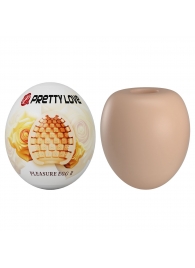 Бежевый мастурбатор-яйцо Pleasure Egg II - Baile - в Воронеже купить с доставкой