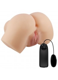 Телесный мастурбатор-полуторс Hailey с вибрацией - Baile - в Воронеже купить с доставкой