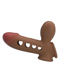 Насадка на пенис с эффектом расширения Tyronn - 16,1 см. - Baile - в Воронеже купить с доставкой