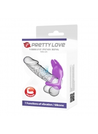 Фиолетовое перезаряжаемое виброкольцо на пенис Silas - Baile - в Воронеже купить с доставкой