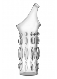 Прозрачная насадка на пенис Stretchy Studded Penis Sleeve Ring - Blush Novelties - в Воронеже купить с доставкой