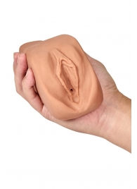 Маструбатор-вагина с вибрацией Soft   Wet Renata Realistic Tan Masturbator - Blush Novelties - в Воронеже купить с доставкой