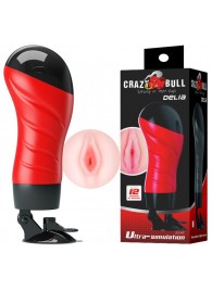 Мастурбатор-вагина Delia с вибрацией и присоской - Baile - в Воронеже купить с доставкой