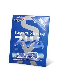 Презерватив Sagami Xtreme FEEL FIT 3D - 1 шт. - Sagami - купить с доставкой в Воронеже