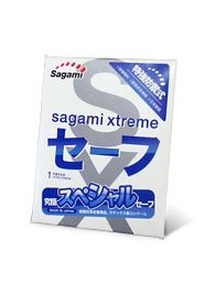 Презерватив Sagami Xtreme Ultrasafe с двойным количеством смазки - 1 шт. - Sagami - купить с доставкой в Воронеже