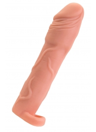 Телесная удлиняющая насадка с подхватом - 19 см. - ToyFa - в Воронеже купить с доставкой