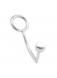 Кольцо на пенис с анальным стимулятором Stainless Steel Anal Hook   Cock Ring - BlueLine - в Воронеже купить с доставкой