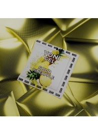 Саше лубриканта для орального секса SGAN со вкусом кислого ананаса - 5 мл. - SGAN - купить с доставкой в Воронеже