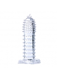 Прозрачная насадка на фаллос с закрытой головкой - 14 см. - Baile - в Воронеже купить с доставкой