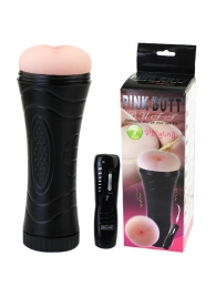 Мастурбатор-анус в колбе с 7 уровнями вибрации и выносным пультом - Baile - в Воронеже купить с доставкой