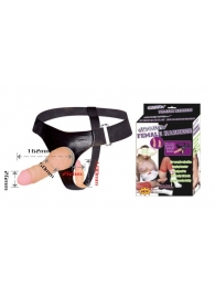 Фаллопротез на трусиках с вагинальной пробкой - 16,5 см. - Baile - купить с доставкой в Воронеже