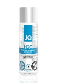 Охлаждающий лубрикант на водной основе JO Personal Lubricant H2O COOLING - 60 мл. - System JO - купить с доставкой в Воронеже