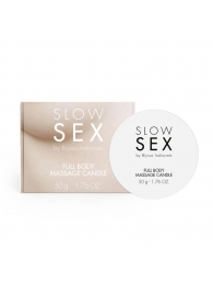 Массажная свеча для всего тела Slow Sex - 50 гр. - Bijoux Indiscrets - купить с доставкой в Воронеже