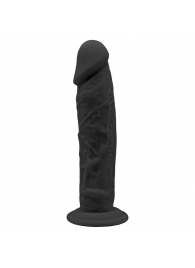 Черный фаллоимитатор на присоске Model 2 - 19,7 см. - Adrien Lastic