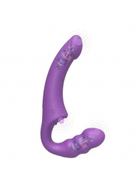 Фиолетовый безремневой страпон Straples Strap-On Dildo - Erokay - купить с доставкой в Воронеже