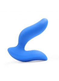 Синий вибромассажер простаты 3,5’’ Curve P-spot Massager - 12 см. - Erokay - в Воронеже купить с доставкой