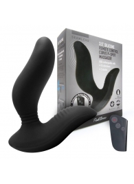 Черный вибромассажер простаты 3,5’’ Remote Control Curve P-spot Massager - 12 см. - Erokay - в Воронеже купить с доставкой