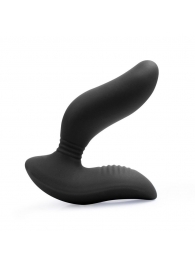 Черный вибромассажер простаты 3,5’’ Curve P-spot Massager - 12 см. - Erokay - в Воронеже купить с доставкой