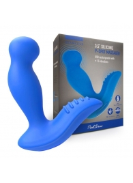 Синий вибромассажер простаты 3,5’’ P-spot Massager - 12,5 см. - Erokay - в Воронеже купить с доставкой