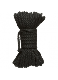 Черная верёвка для связывания и фиксации Bind Tie - 15,24 м. - Doc Johnson - купить с доставкой в Воронеже