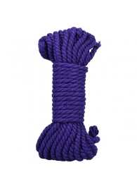 Фиолетовая верёвка для связывания и фиксации Bind Tie - 9,14 м. - Doc Johnson - купить с доставкой в Воронеже