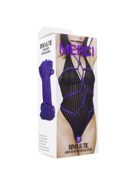 Фиолетовая верёвка для связывания и фиксации Bind Tie - 15,24 м. - Doc Johnson - купить с доставкой в Воронеже