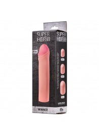 Фаллоудлинитель SUPER HERO Winner - 19,5 см. - Lola Games - в Воронеже купить с доставкой