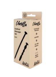 Набор из 2 черных уретральных массажеров Bolt - Lola Games - купить с доставкой в Воронеже