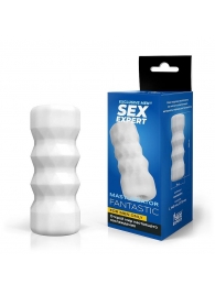 Белый нереалистичный мастурбатор - Sex Expert - в Воронеже купить с доставкой