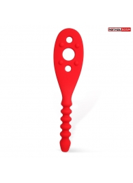 Красная силиконовая шлепалка - 30 см. - Notabu - купить с доставкой в Воронеже