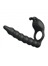 Черная насадка для двойного проникновения Blackney - Baile - купить с доставкой в Воронеже