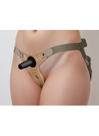 Женский пояс с коннектором и вагинальной пробкой - LOVETOY (А-Полимер) - купить с доставкой в Воронеже