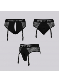 Трусики для фиксации насадок Strap-on-me Harness Lingerie Diva XS - Strap-on-me - купить с доставкой в Воронеже