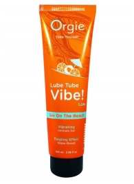 Гель с эффектом вибрации Lube Tube Vibe Low Sex On The Beach - 100 мл. - ORGIE - купить с доставкой в Воронеже
