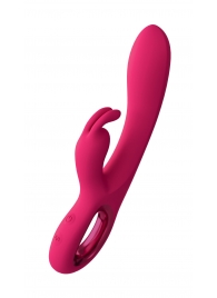 Малиновый вибратор-кролик Chill - 21 см. - Lola Games
