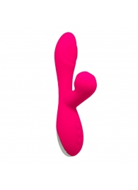 Ярко-розовый вибратор-кролик Caribbean Shine - 21 см. - Adrien Lastic