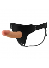 Телесный полый мужской страпон Stark - 17,5 см. - Baile - купить с доставкой в Воронеже