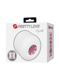 Белый сквозной мастурбатор Crystle - Baile - в Воронеже купить с доставкой